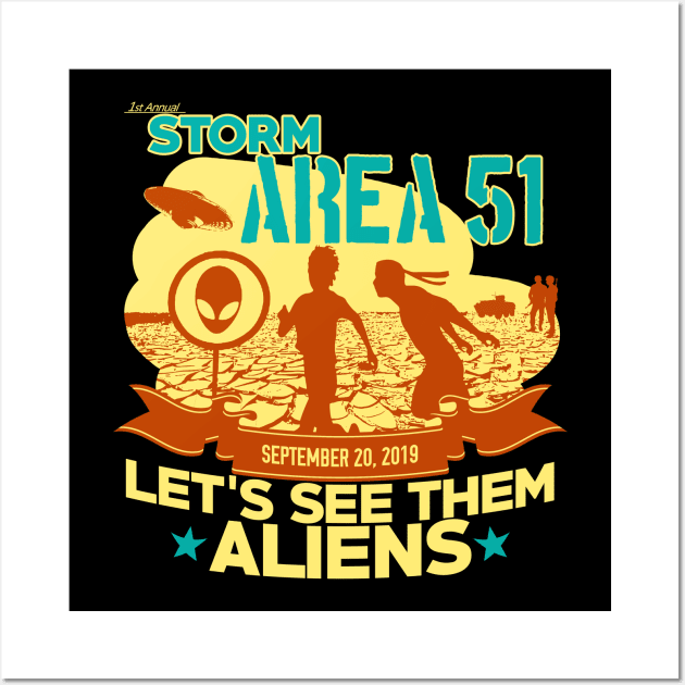 1st Annual Storm Area 51 Wall Art by giovanniiiii